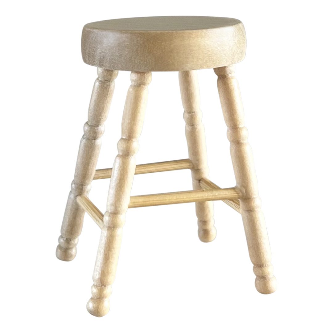 Classic Barstool | Natural Wood