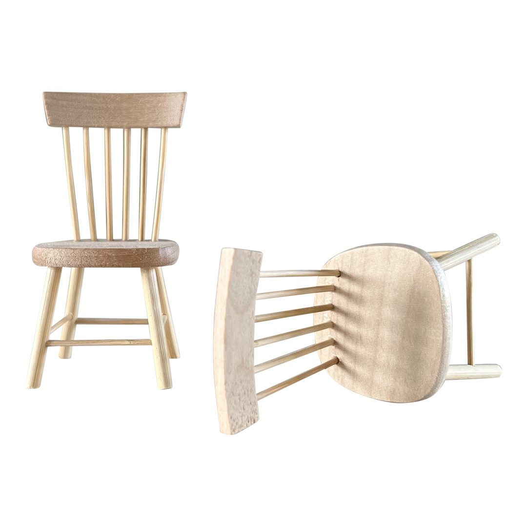 Classic Windsor Dining Chair | Natural Wood