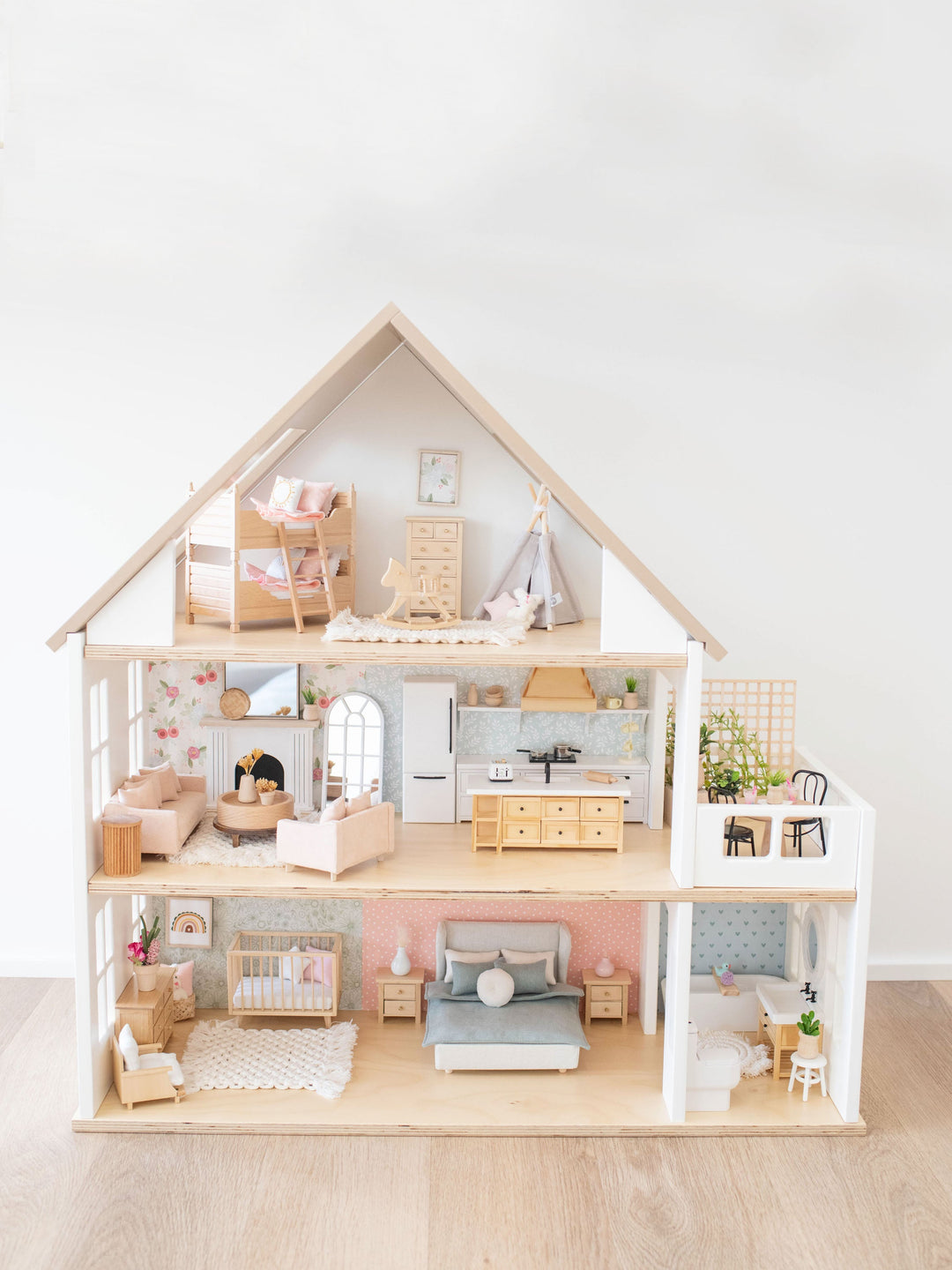 Oak Street Dollhouse | Unfurnished