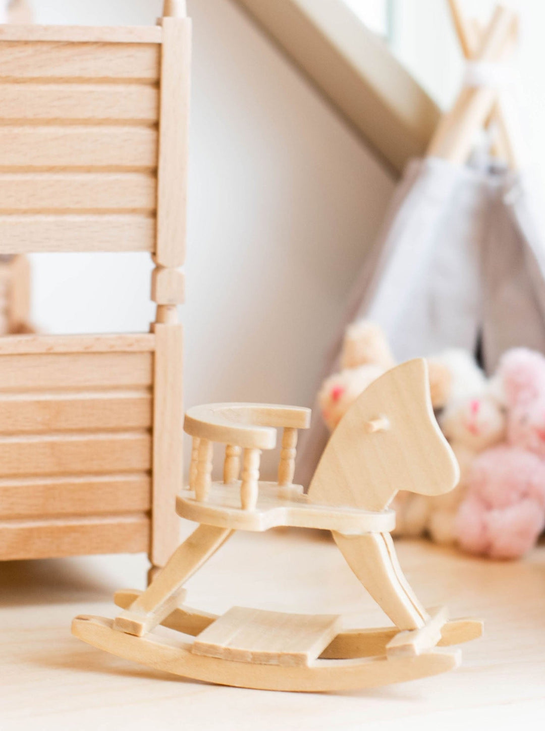 Rocking Horse | Natural Wood