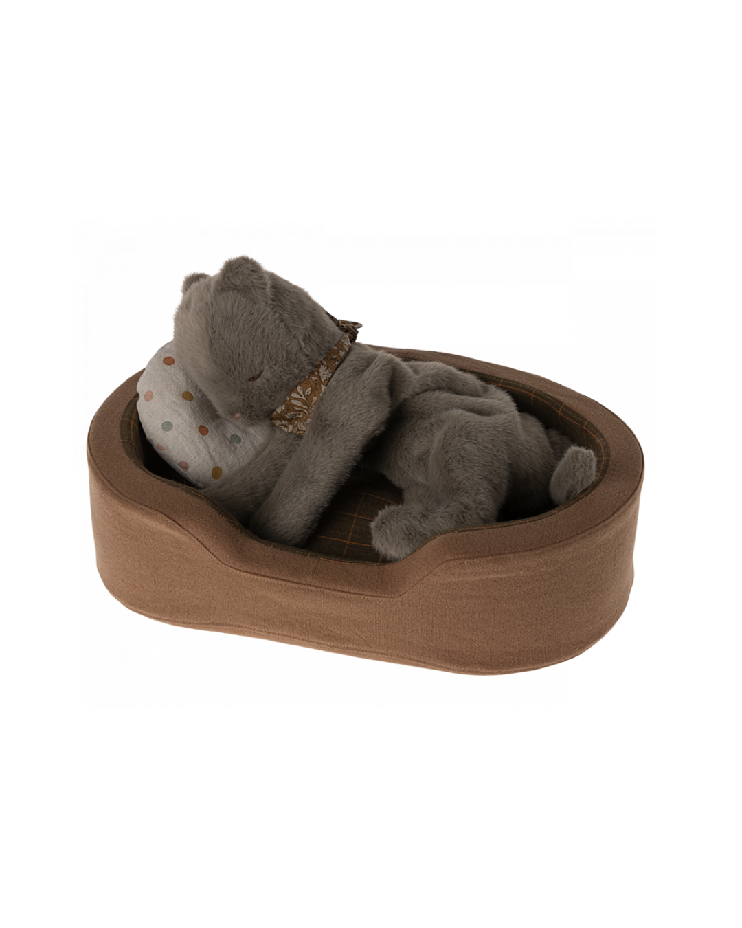 Maileg Kitten Plush - Earth Grey: Cute Toy