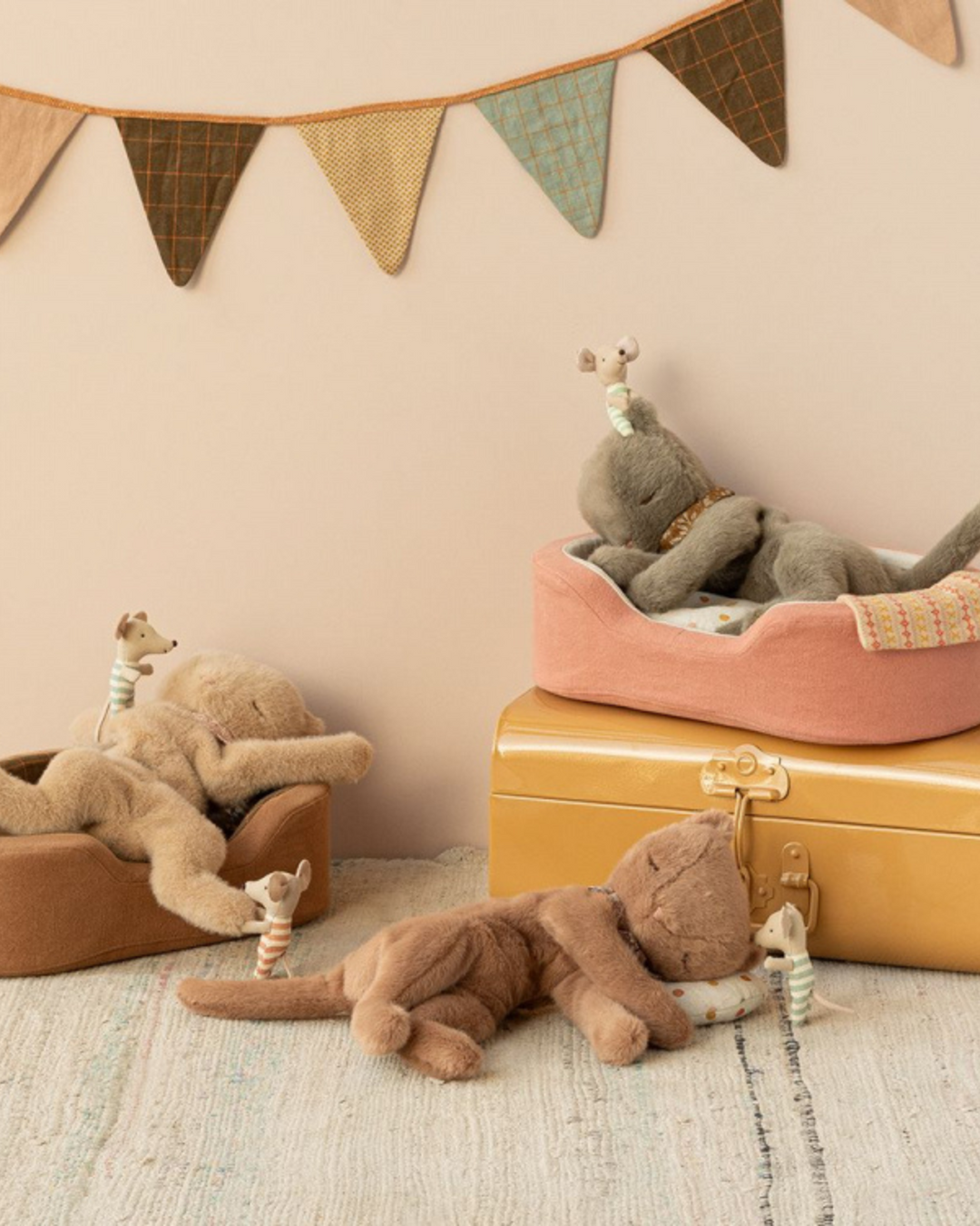 Maileg Kitten Plush Toy - Nougat: Snuggle Companion Extraordinaire