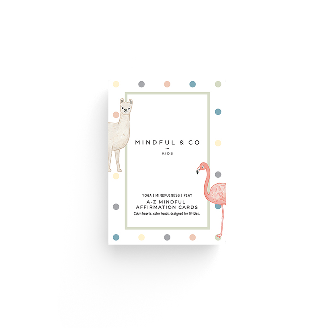 A-Z Mindful Affirmation Cards by Mindful And Co Kids USA