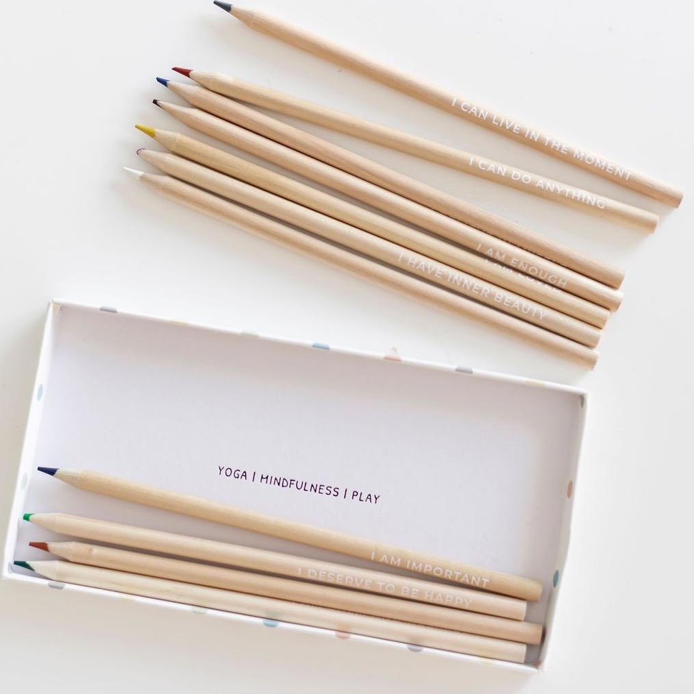 Affirmation Coloring Pencils by Mindful And Co Kids USA