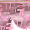 Pink Bow Confetti Clear Backpack