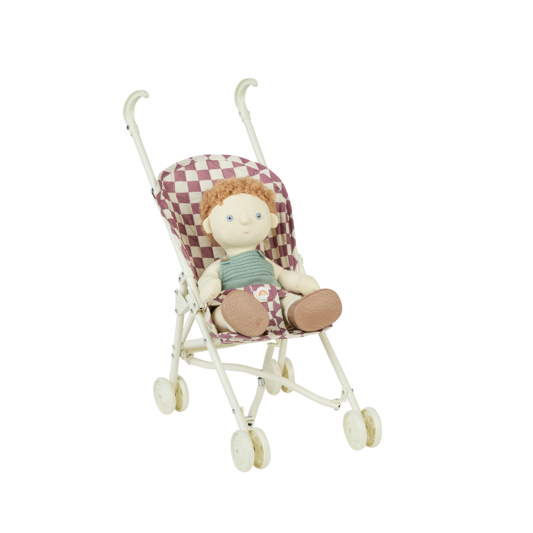 Sollie Stroller - Plum Check