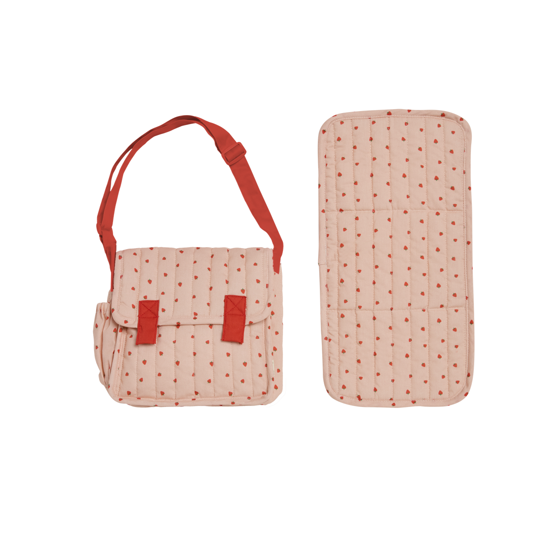 Carrie Convertible Changing Set - Strawberry