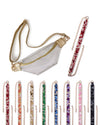 Confetti Strap and Clear Belt Bag Bundle