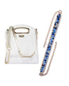 Confetti Strap and Clear Crossbody Bundle