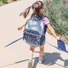 Clear Denim and Gems Backpack