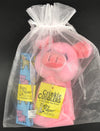 Pig Crinkle Cuddler with Matching Baby Paper Gift Set