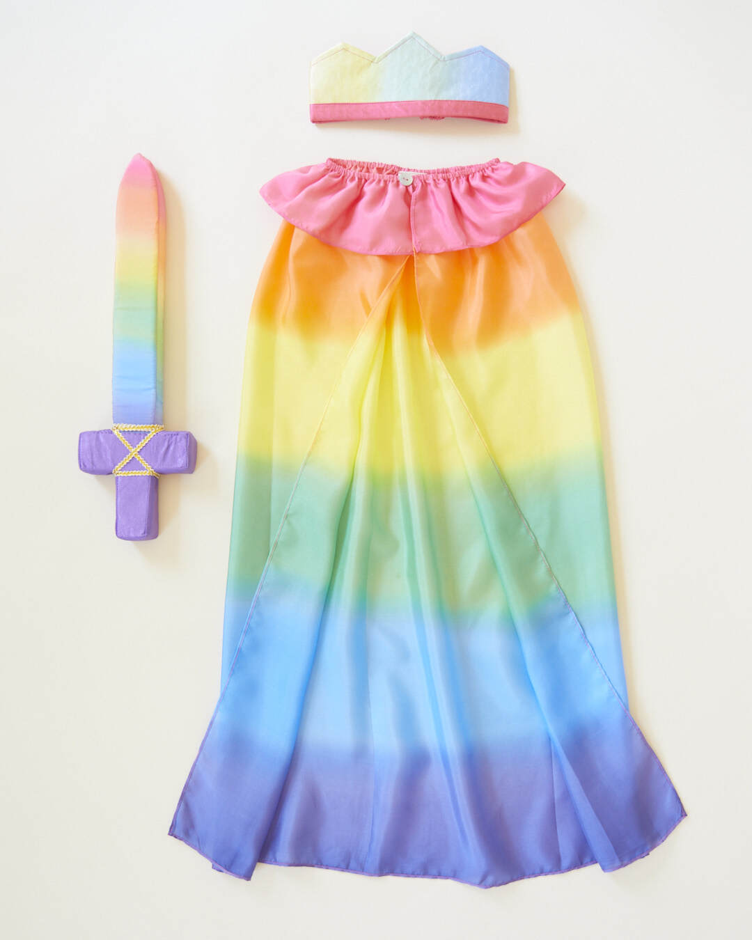 Sarah's Silks Rainbow Knight Dress Up Set