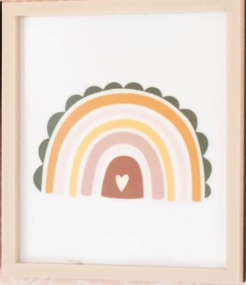 Framed Wall Prints | Flower or Rainbow