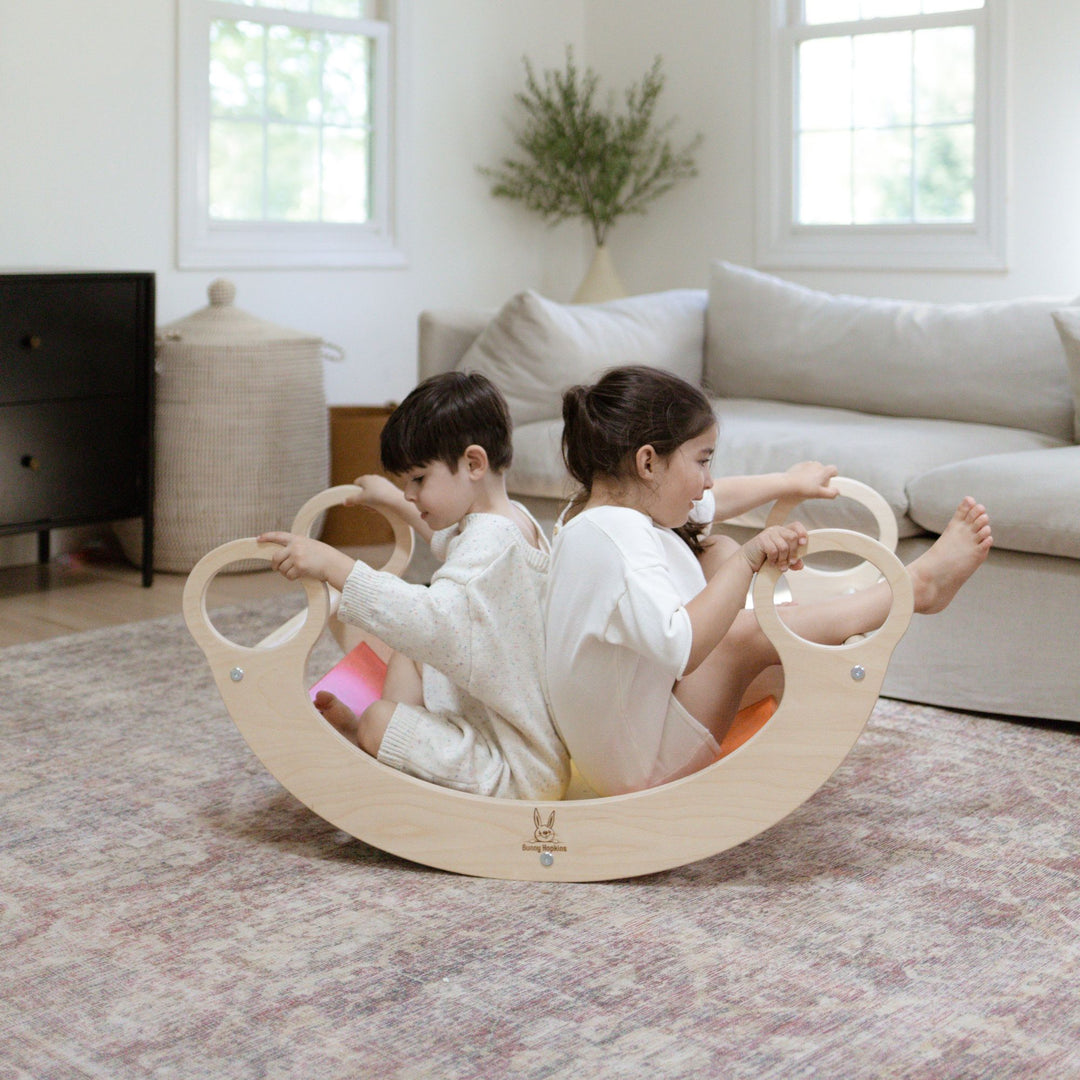 Wooden Rocker and Climbing Arch