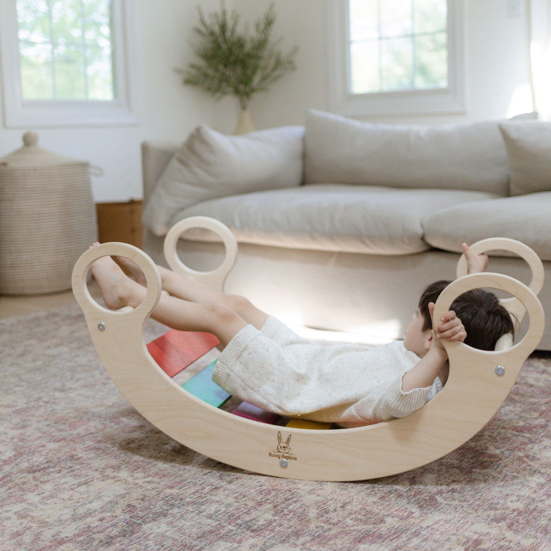 Wooden Rocker and Climbing Arch