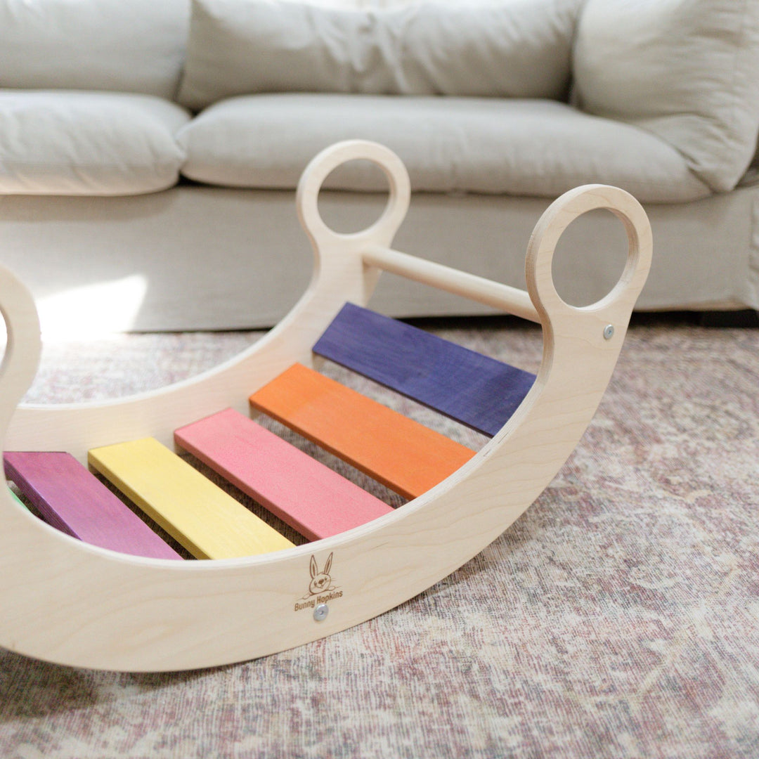 Wooden Rocker and Climbing Arch