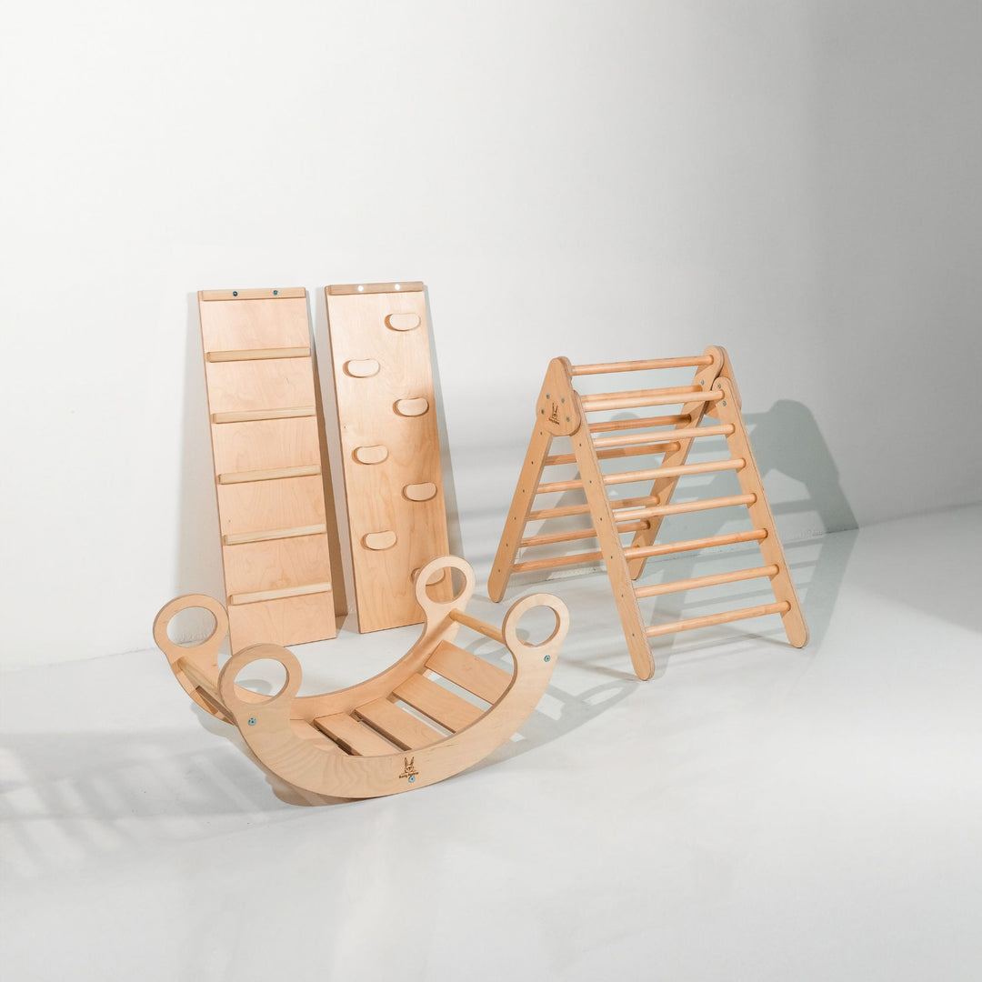 Wooden Rocker and Climbing Arch