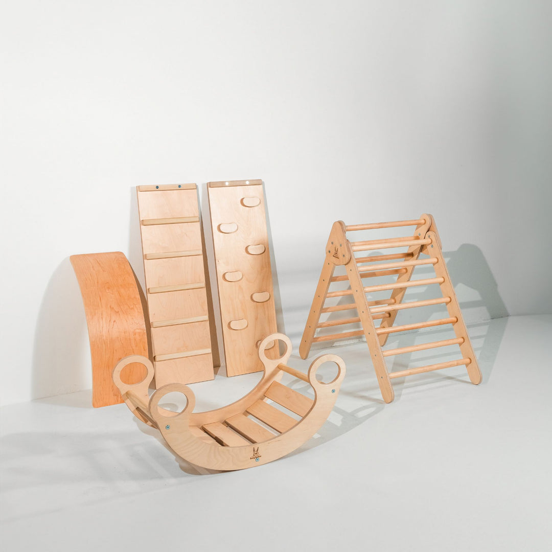 Wooden Rocker and Climbing Arch