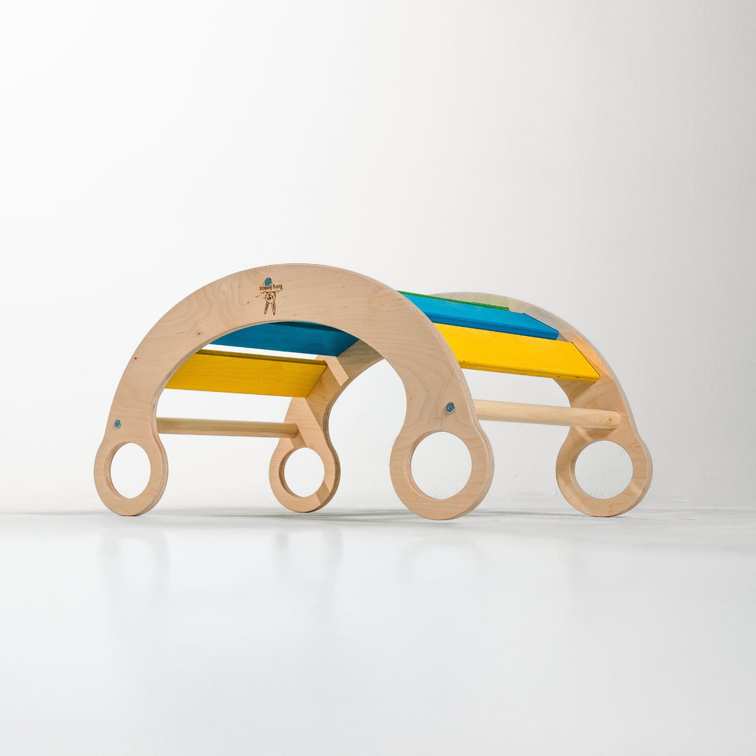 Wooden Rocker and Climbing Arch