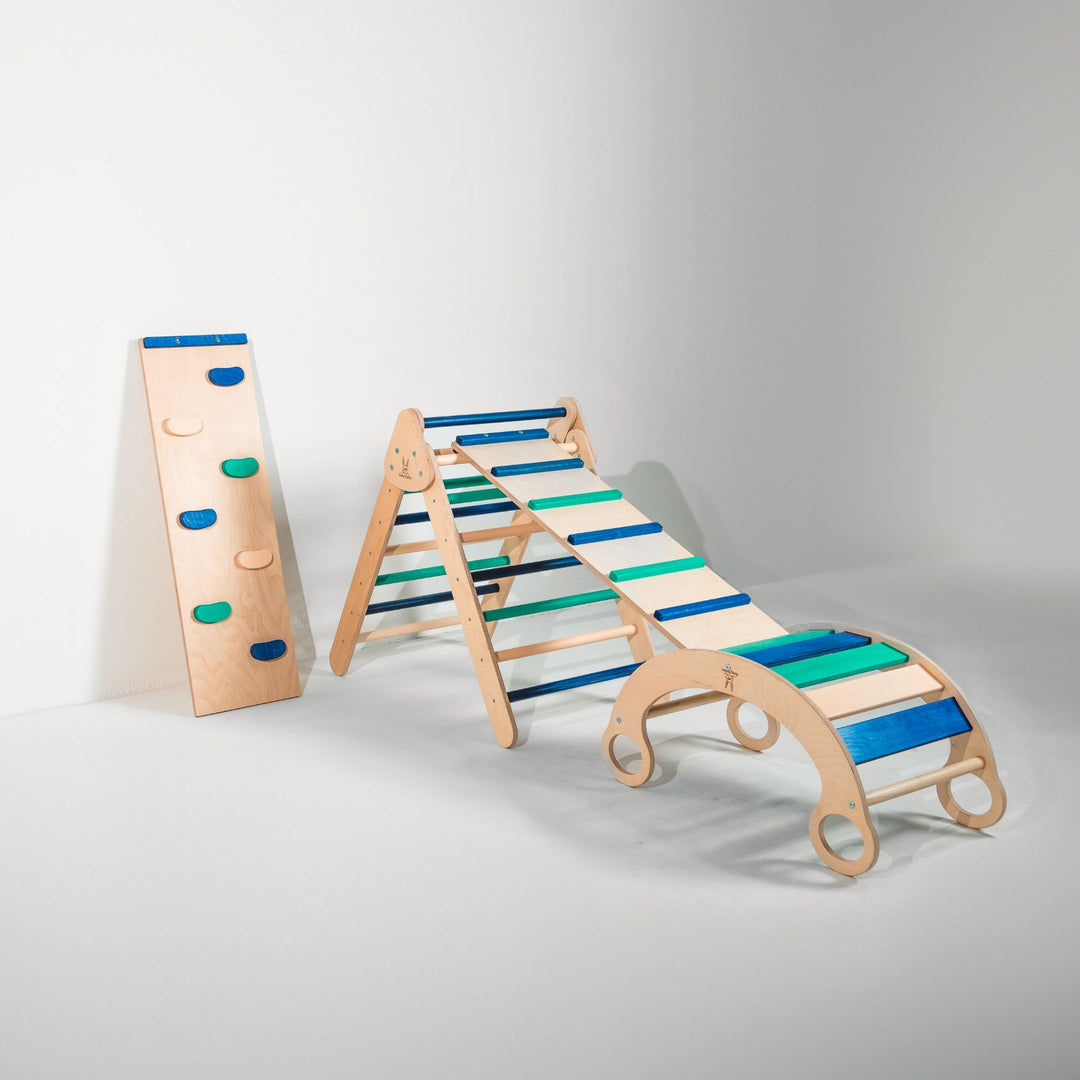 Wooden Rocker and Climbing Arch