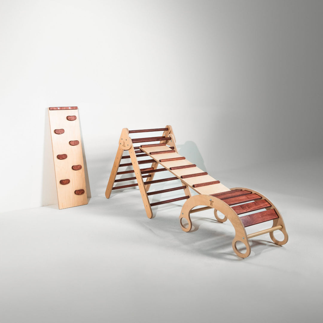 Wooden Rocker and Climbing Arch