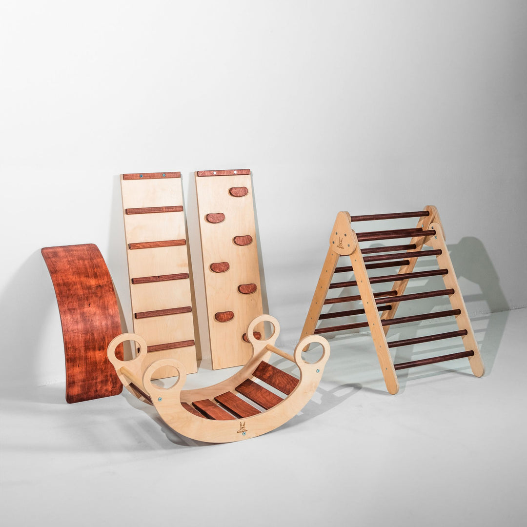 Wooden Rocker and Climbing Arch