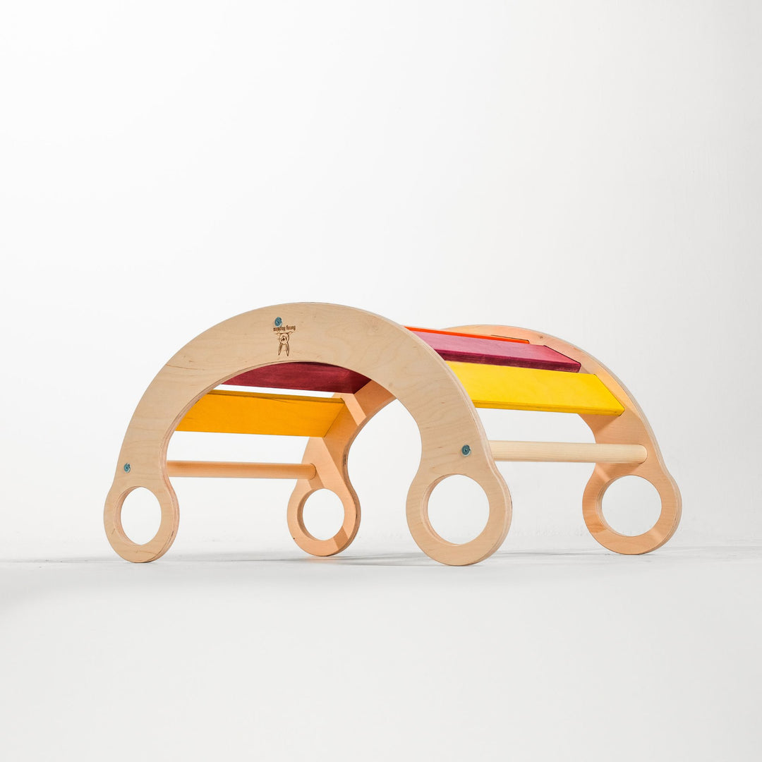 Wooden Rocker and Climbing Arch