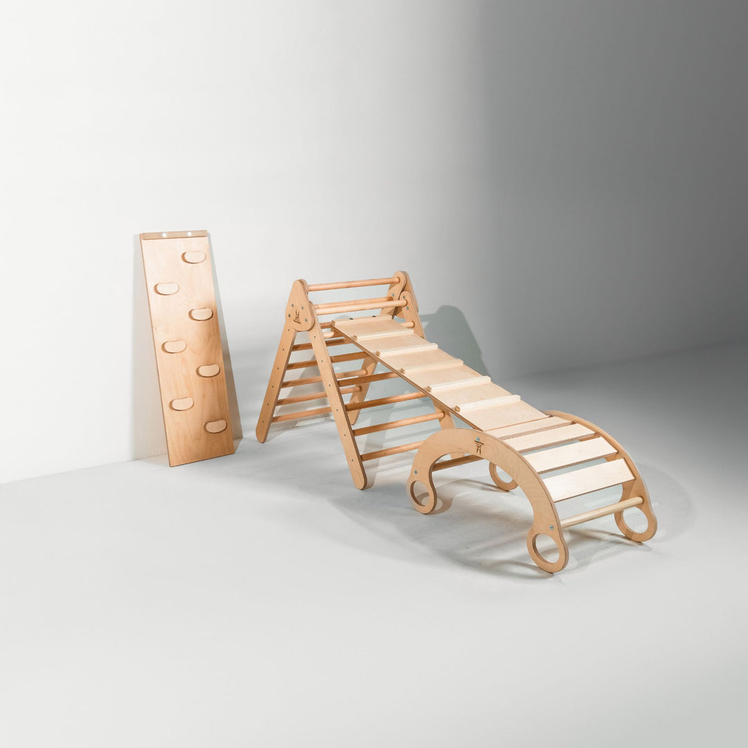 Wooden Rocker and Climbing Arch