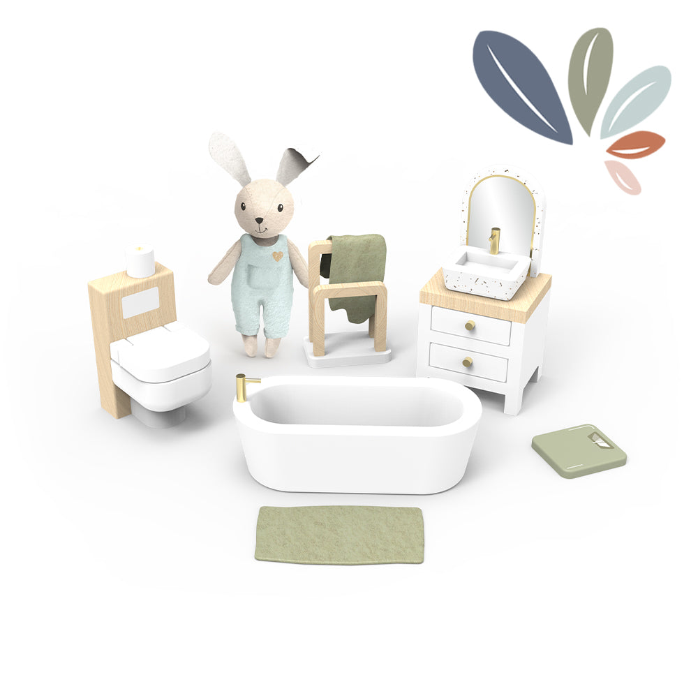 Doll House Bathroom Set