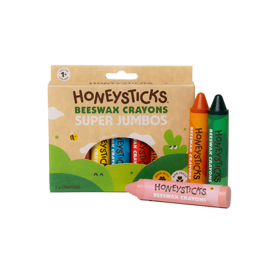 Beeswax Crayons Super Jumbos 7pk
