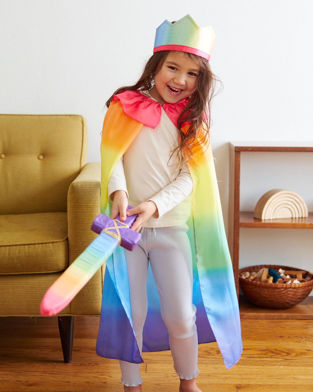 Sarah's Silks Rainbow Cape