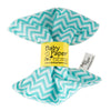 Turquoise Zig Zag Pattern Baby Paper