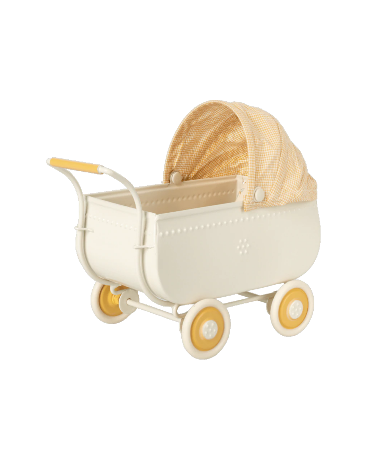 Micro Pram Micro Pram in Yellow: Miniature Sunshine Stroll – Allen Rose