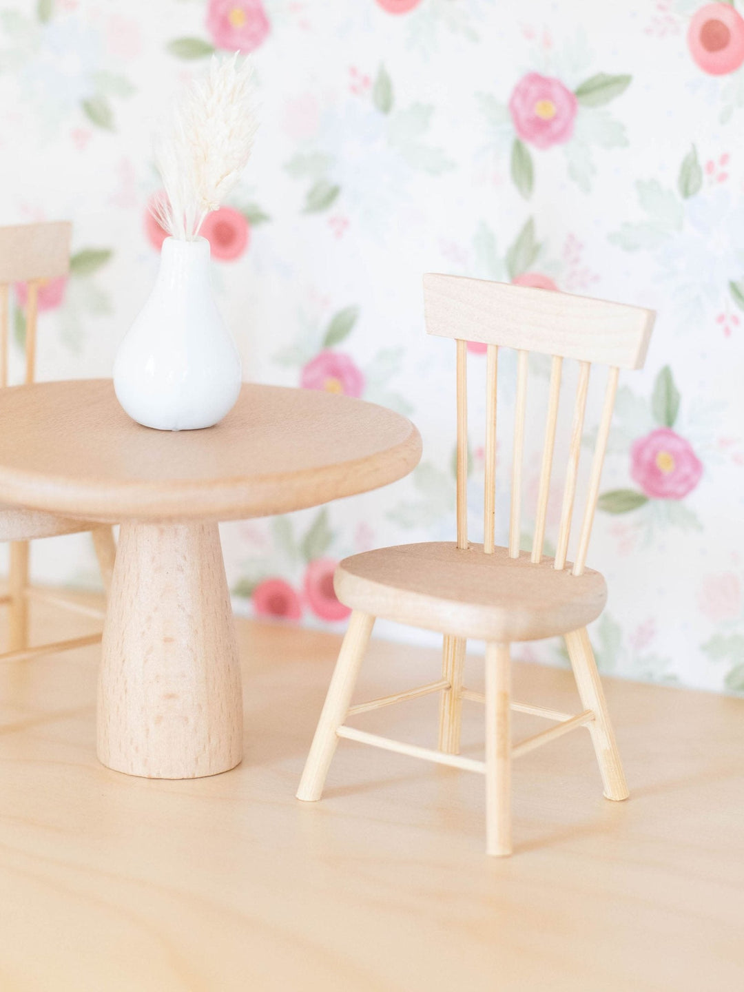 Classic Windsor Dining Chair | Natural Wood