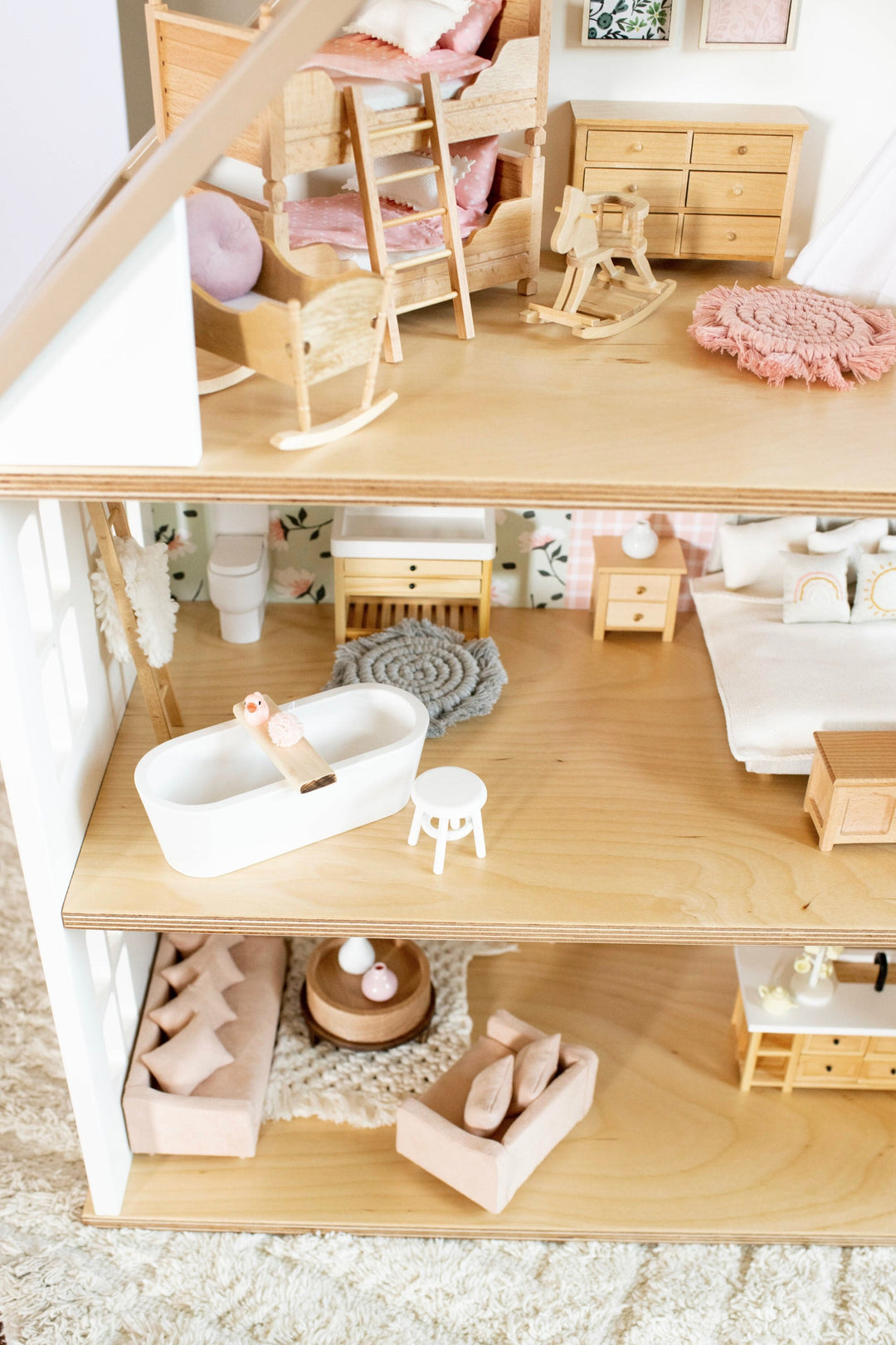 Oak Street Dollhouse | Unfurnished