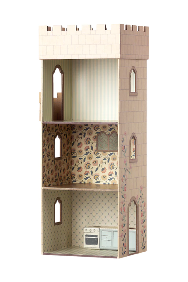 Mouse Castle with Kitchen - Enchanting Maileg Dollhouse Set