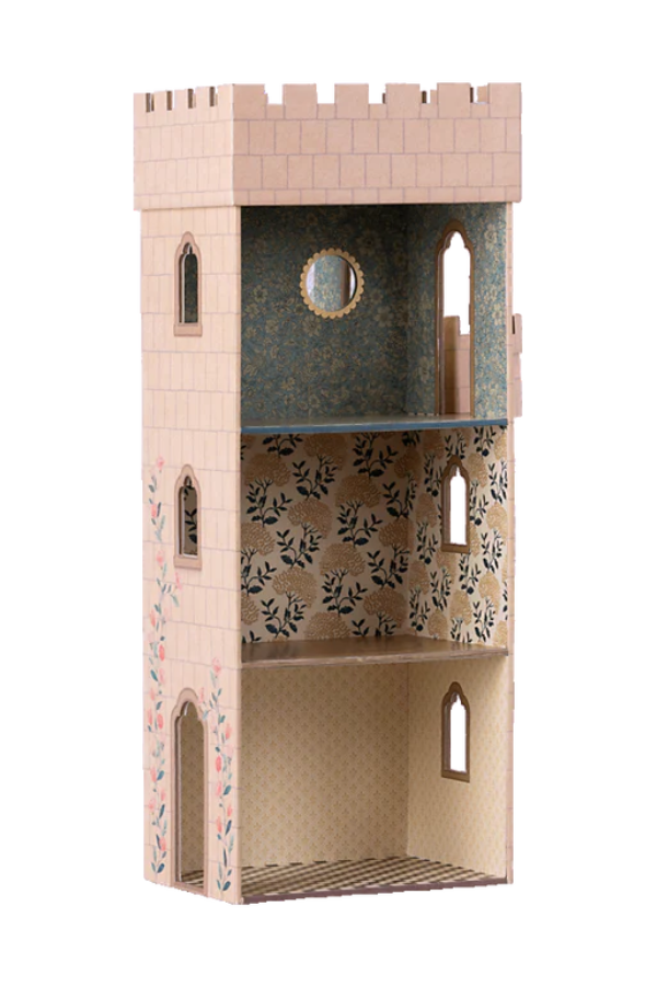 Mouse Castle with Mirror - Charming Maileg Dollhouse Set