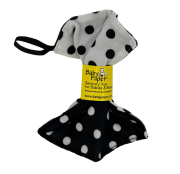 White/Black Dot Pattern Baby Paper