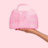 Retro Jelly Basket - Bubblegum Pink