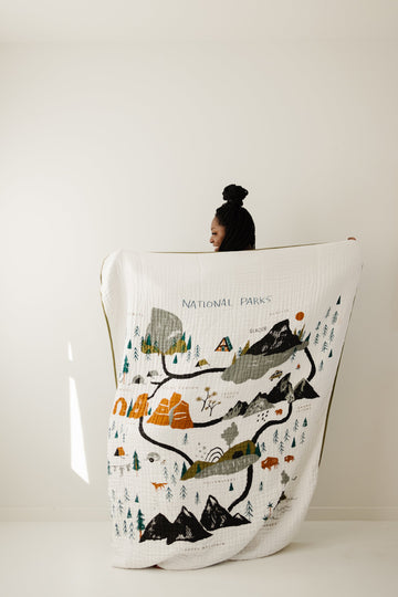 National Parks Throw Blanket