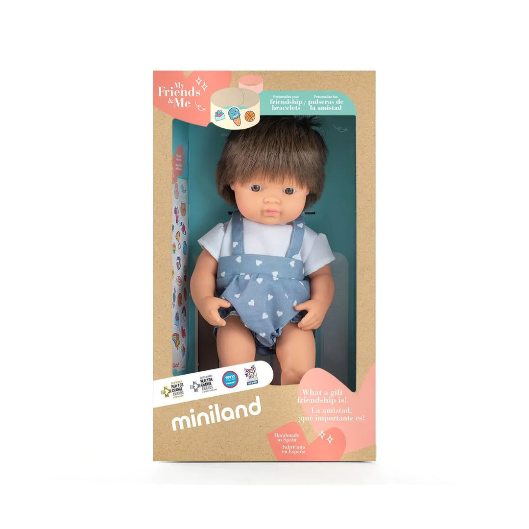 Brown Caucasian doll 38cm My Friends & Me