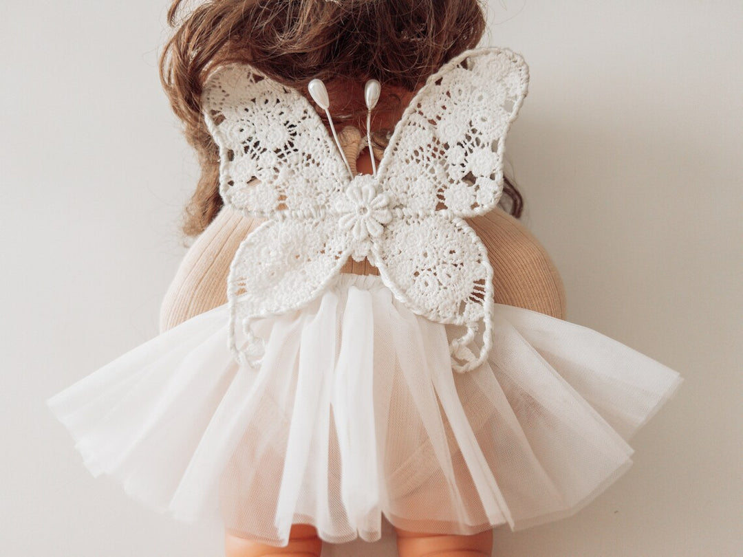 Doll Clothing - Handmade Crochet Fairy Wings