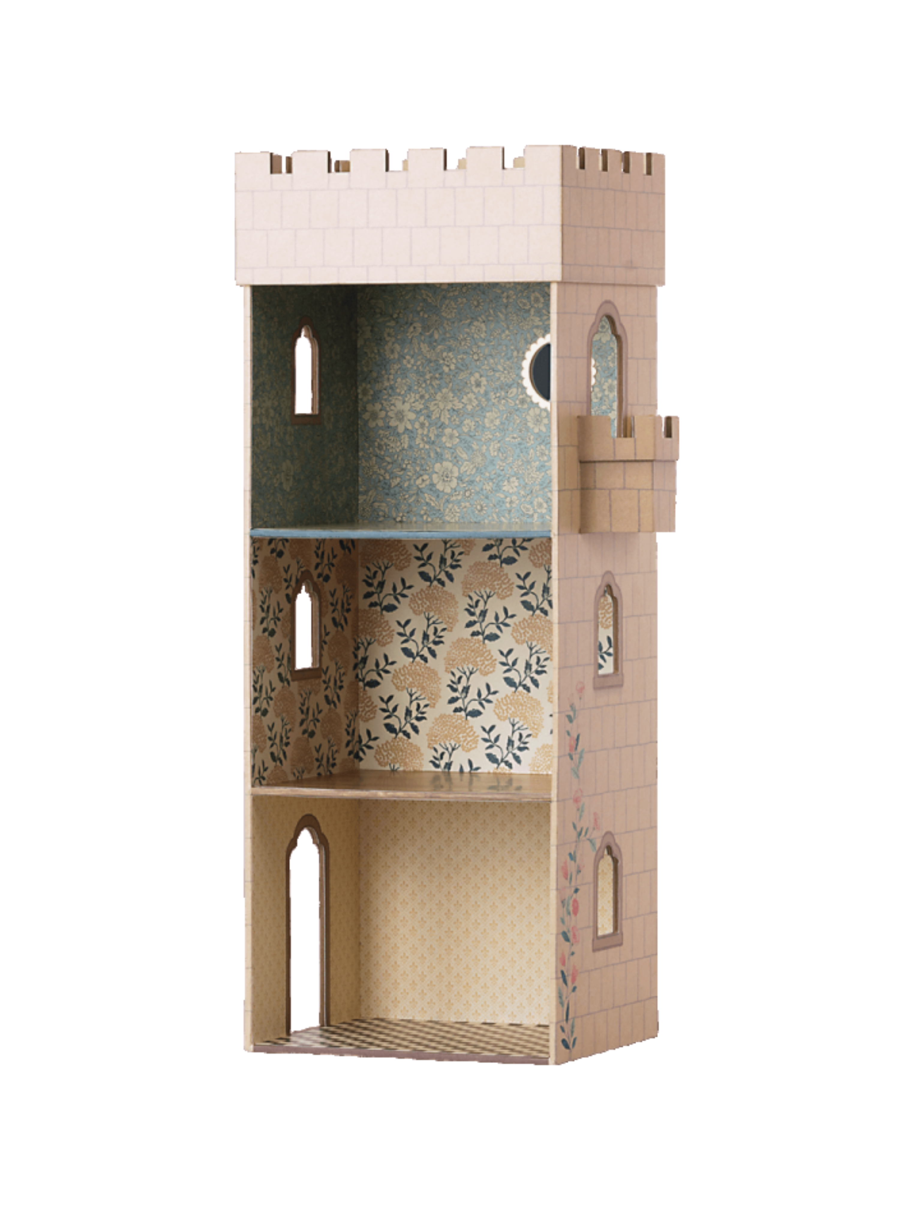 Mouse Castle with Mirror - Charming Maileg Dollhouse Set