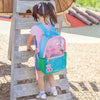 Clear Color Block Jelly Backpack