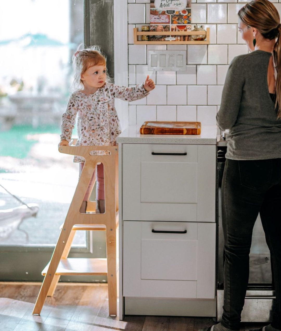 PlayTower - Wooden Toddler Tower