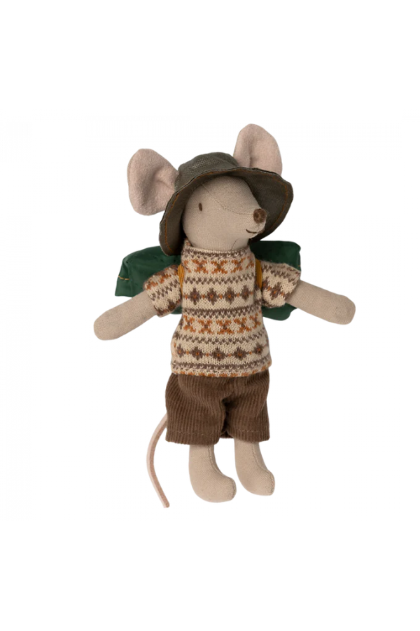 Maileg Hiker Mouse, Big Brother - new 2023 version