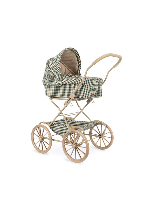 Cheeky Doll Pram - Smoke Pine Checkered