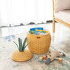 Pineapple Rattan Storage Basket Natural - Medium