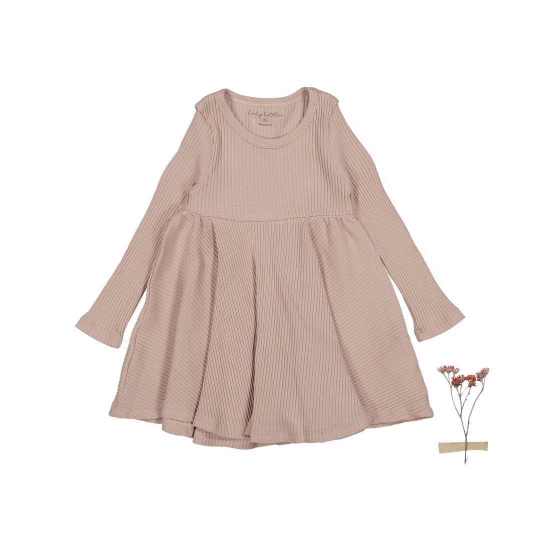 The Long Sleeve Dress - Mauve