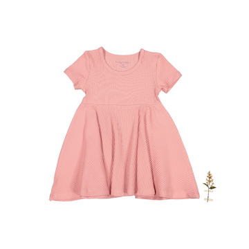 The Short Sleeve Dress - Rose
